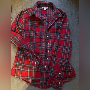 Brooks Brothers Red and Green Plaid Shirt